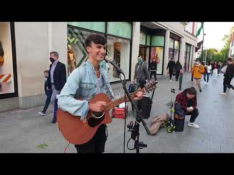 Cuan Durkin Cover That's Amore Live from Grafton Street Dublin