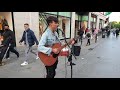 Cuan Durkin Cover That's Amore Live from Grafton Street Dublin