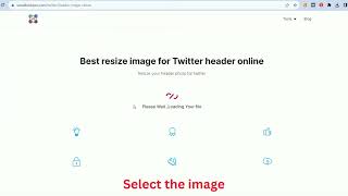 Resize image for Twitter header - socialtoolspro tutorial
