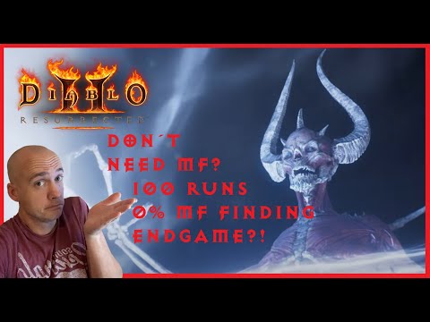 Diablo 2 Resurrected - 100 Mephisto runs with no mf!, finding endgame d2r items?