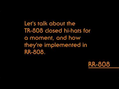 RR-808 - let's talk about TR-808 closed hi-hats
