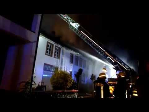 Großbrand im Ortskern von Mehring - 450.000 Euro Sachschaden