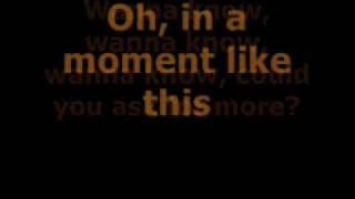 Chanée &amp; N&#39;evergreen - In a Moment like this-lyrics