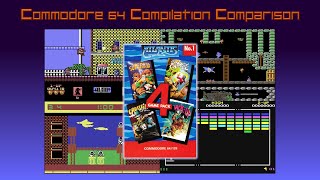 Commodore 64 Compilation Comparison: 4 Game Pack No.1 (1991)