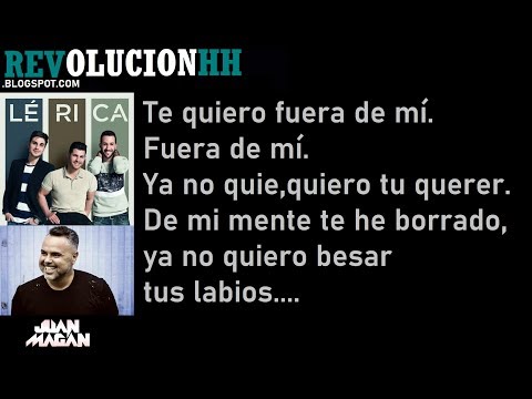 Fuera de mi mente | Letra | Lérica & Juan Magán