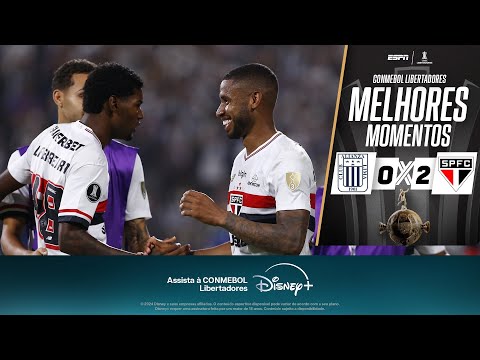 Gols e lances de Alianza Lima x São Paulo