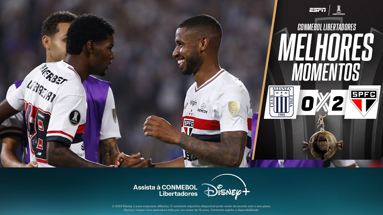 SÃO PAULO VENCE o Alianza Lima e encaminha classificação NA LIBERTADORES | Melhores Momentos