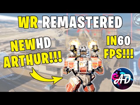 New REMASTERED Titan ARTHUR! Amazing New Graphics | War Robots WR Test Server Gameplay