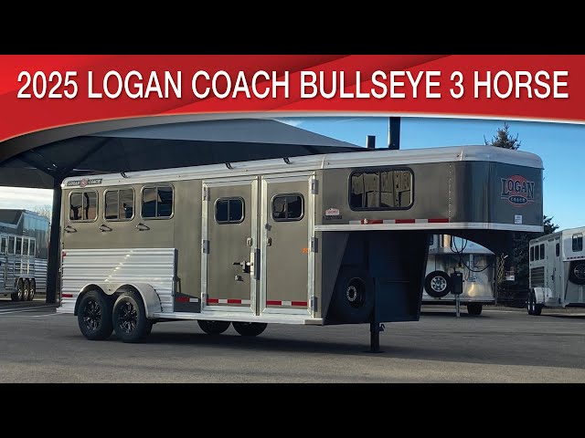 Preview image of 2025 Logan Coach Bullseye 3 Horse Gooseneck youtube video