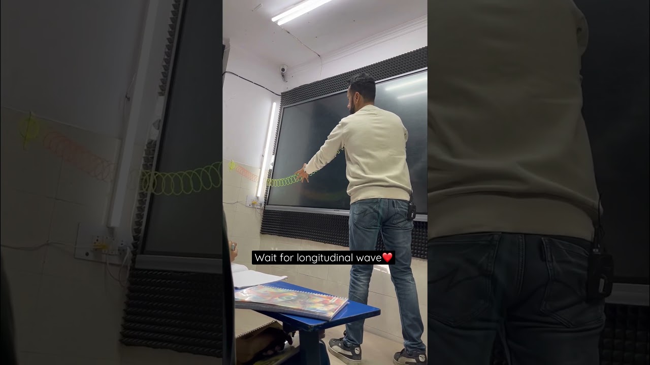 Longitudinal and transverse wave I Science Experiment #shorts #scienceexperiment #physics #ashusir