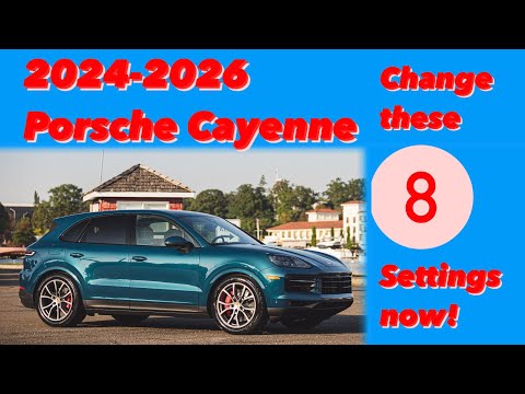 8 Quick Tips for your new 2024-2025-2026 Porsche Cayenne | Do this now!!