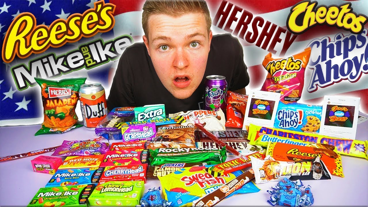 The Ulitmate American Candy Mystery Box Challenge! (EXTREME SUGAR RUSH) - MUKBANG