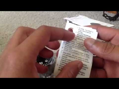 Unboxing Master lock combination