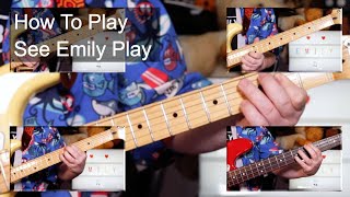 'See Emily Play' Pink Floyd Guitar & Bass Lesson