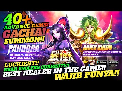 BEST HEALER?! F2P WAJIB SUMMONS BOSKU!! GACHA S PANDORA & S ARIES SHION | SAINT SEIYA AWAKENING