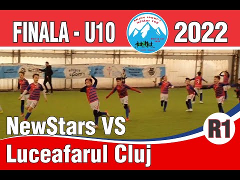Finala ENJOY SPORTS WINTER CUP 2022, fotbal U10, NewStars grupa 2012, Luceafarul Cluj grupa 2012