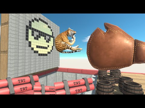 EPIC PUNCH Who can survive? - Animal Revolt Battle Simulator