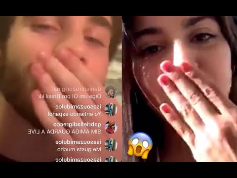 JULIO PEÑA LE DEDICA UNA CANCION A ISABELA SOUZA Y SE DAN UN BESO FINAL EN VIVO BIA 2 BINUEL ISULIO