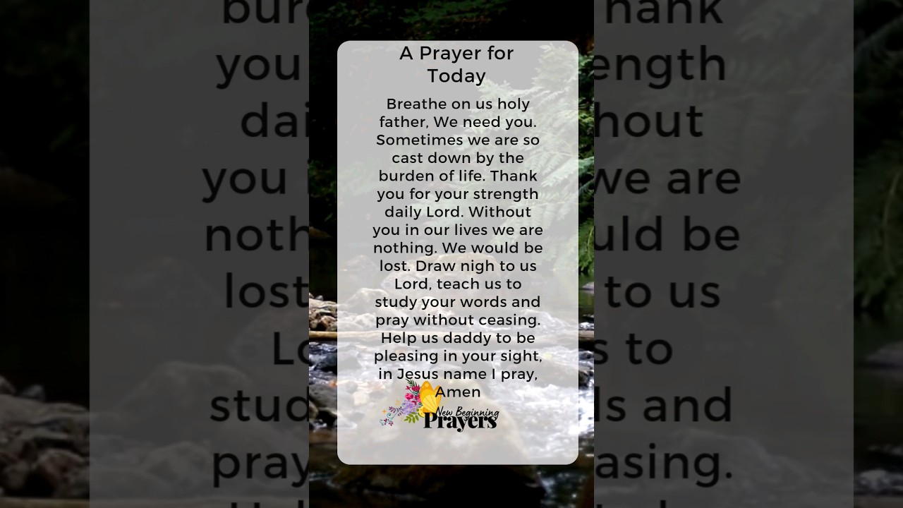 #dailyprayer #jesuslovesyou