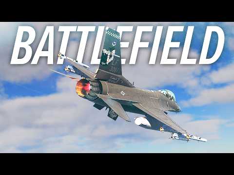 US F-16 Viper Dogfight Over The Battlefield | DCS World
