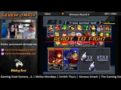 Bamboozler (Capt. Falcon) vs LSDX (Roy) - Gaming Goat - Melee