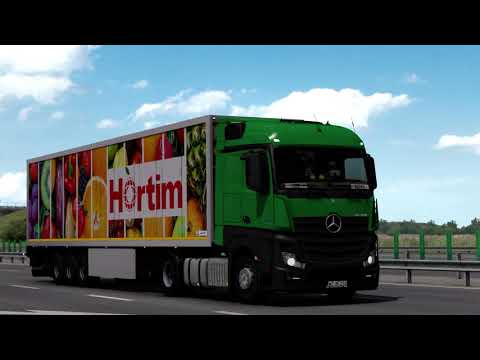 ETS2 Mercedes Actros MP4 1845 Timișoara - Hunedoara