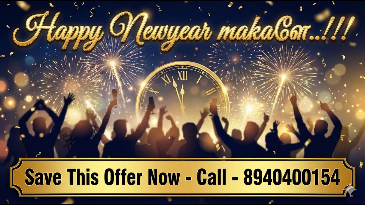 Happy Newyear 2026 Makkalee..!!! Save This Offer : 8940400154