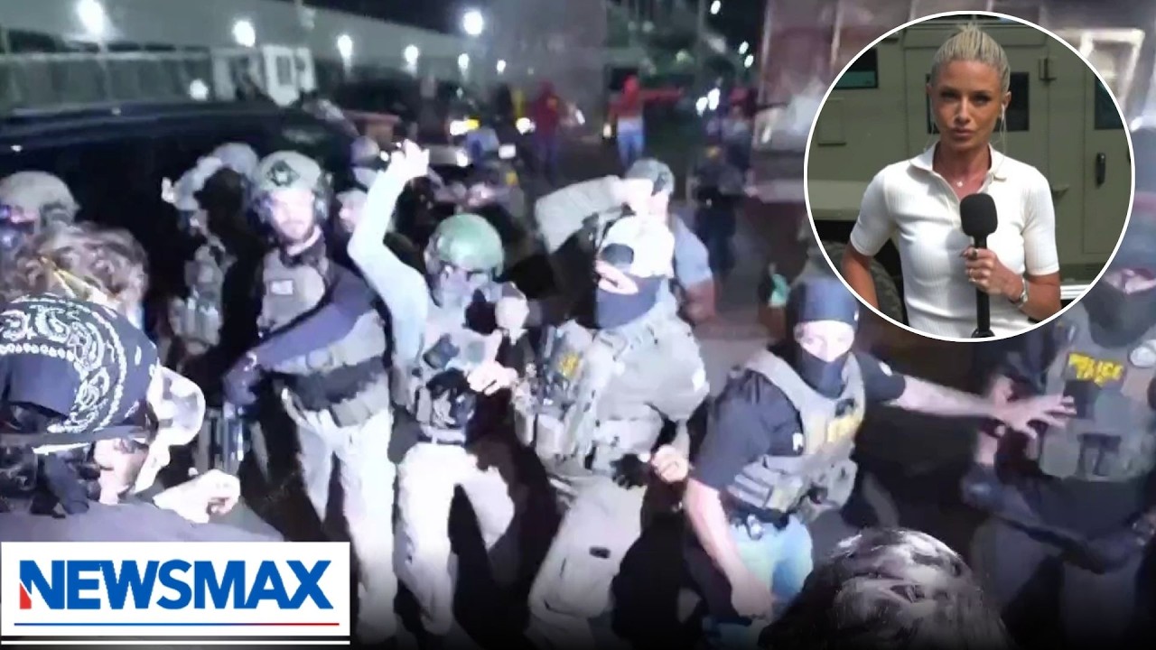 Anti-ICE rioters attack law enforcement outside NJ facility | National Report