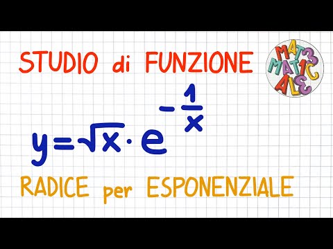 STUDIO DI FUNZIONE - radice moltiplicata per esponenziale                _ FS65