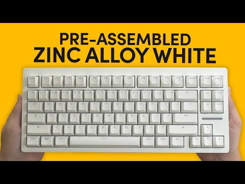 Unboxing: Wooting 80HE Zinc Alloy White (ANSI)