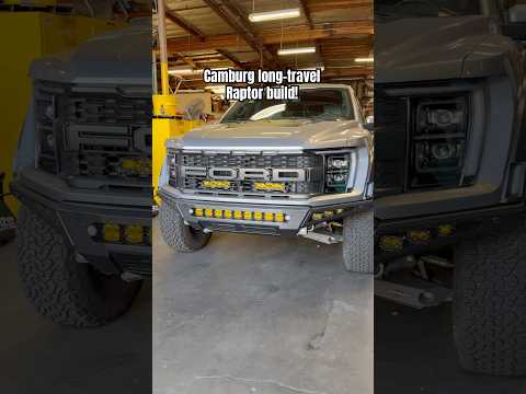This Raptor is running #Camburg billet UCA and slapper lower arms with billet links in the rear!