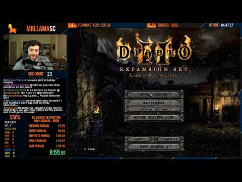 [WORLD RECORD] Diablo 2 - Any% Norm Druid Speedrun!! - 1:28:02