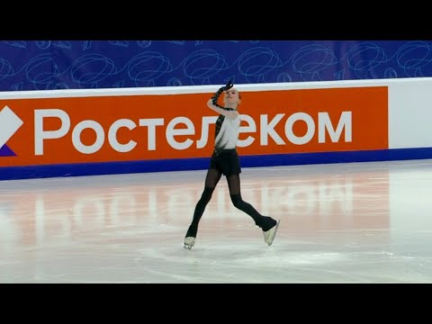 Дина Хуснутдинова. Короткая программа. Девушки. Первенство России среди юниоров 2023