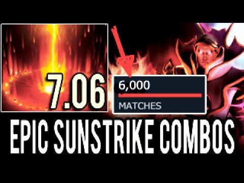 6000 Matches Most Epic Invoker SunStrike Combos by SumiYa Best Invoker Gameplay MMR Dota 2