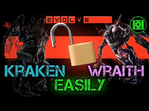 Evolve: How to Easily Unlock Kraken and Wraith Monsters Fast