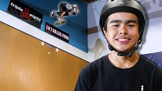 14 SKATE TRICKS IN A ROW FOR 14 YEARS OLD!