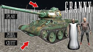 Playing as Granny vs TANK in room vs Grandpa | Secret MOD Granny - Gameplay Animation (p.13)