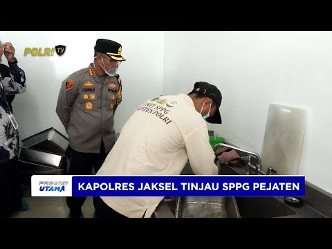 KAPOLRES JAKARTA SELATAN MENINJAU KEGIATAN ANEV MENU MBG DI SPPG PEJATEN POLRI