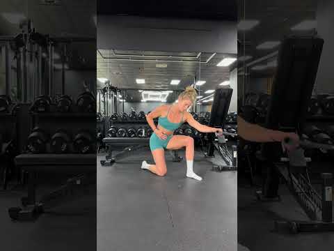 Half Kneeling Rotational Row Contralateral Shoulder & Hip Extension