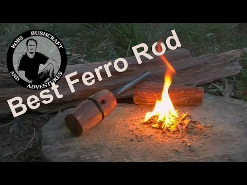 Making best ferro rod better / Finding fatwood for handle