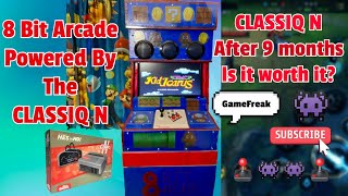 Arcade cabinet powered by the Classiq N. It's 8 bit heaven! #gaming #videogames #review