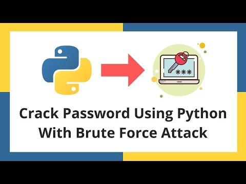 Crack Password Using Brute Force In Python Password Cracking Method Python Exercise 10