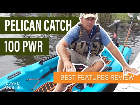 Pelican Catch 100 PWR ?Fishing Kayak ? Specs & Features Review and Walk-Around ?
