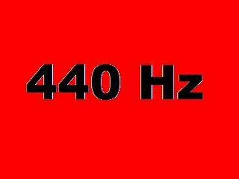 440 Hz (10 seconds of A)