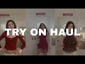 TRY ON HAUL ️ ️