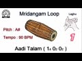 Aadi Talam Mridangam Loop