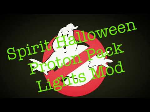 Spirit Halloween Proton Pack Lights Mod