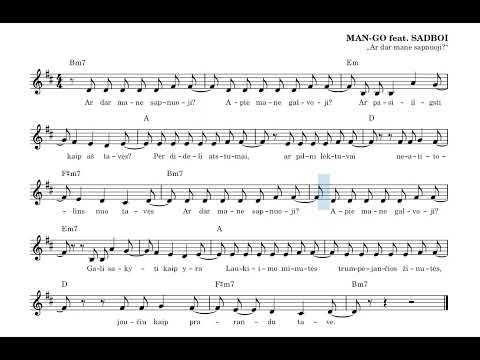 Ar dar mane sapnuoji? (MAN-GO feat SADBOI)