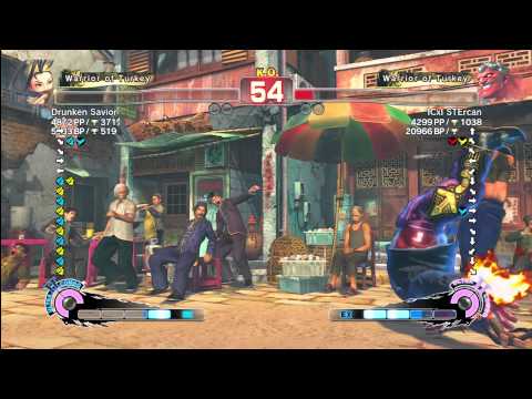 Drunken Savior [Ibuki] vs ICxI STErcan [Hakan] SSF4 Arcade Edition