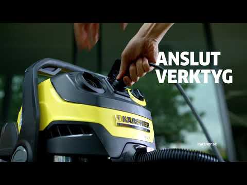 Kärchers sladdlösa grovdammsugare tar bort våt, fin eller grov smuts - Kärcher